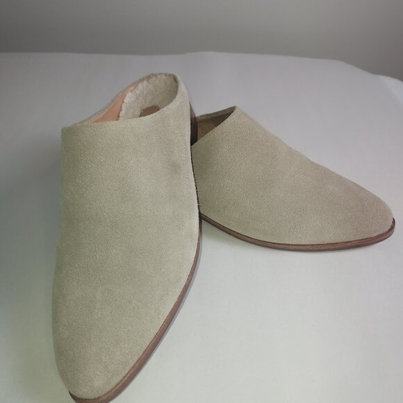 J. Jill Poppy Sherpa lined Suede Mules. - Picture 2 of 7